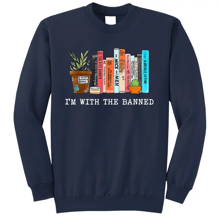 I'm With The Banned Books I Read Banned Books Lovers Sweatshirt