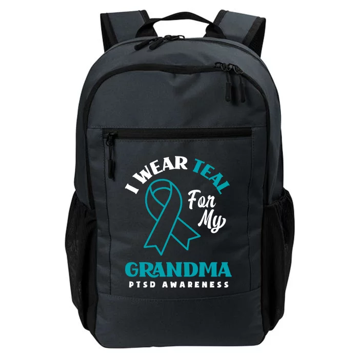 I Wear Teal For My Grandma Ptsd Awareness Gift Daily Commute Backpack