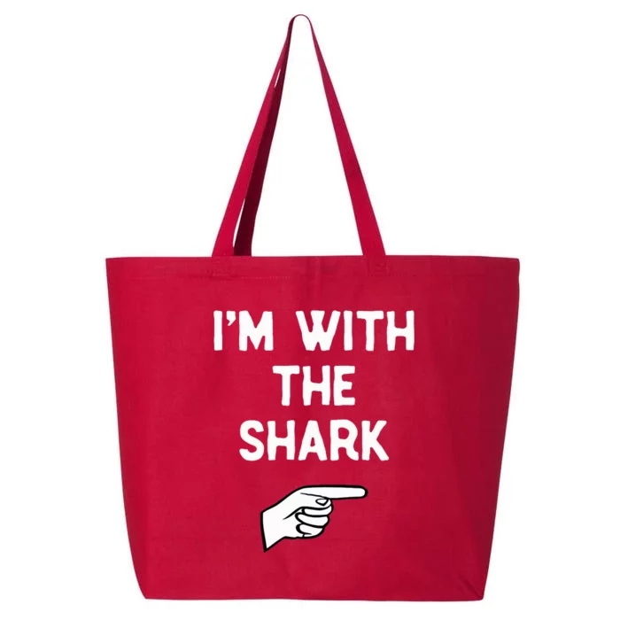 IM With The Shark Costume Halloween Matching Party 25L Jumbo Tote