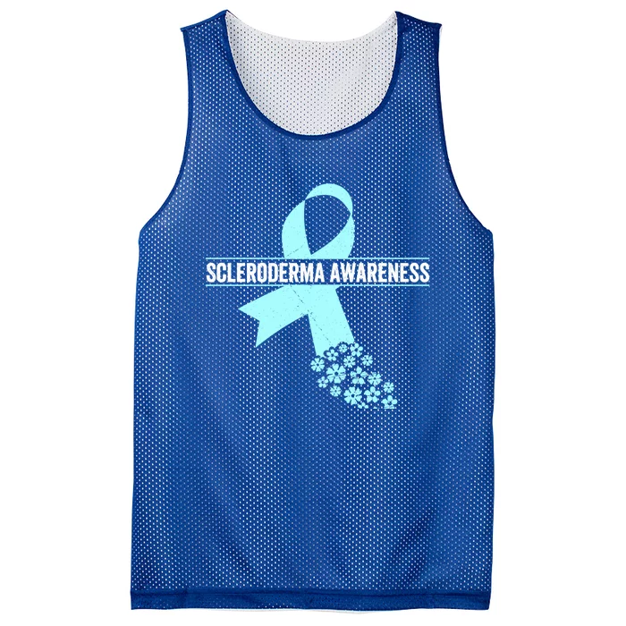 I Wear Teal Great Gift Mesh Reversible Basketball Jersey Tank