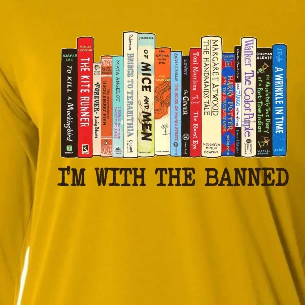 I'm With The Banned Read Banned Books Cooling Performance Long Sleeve Crew