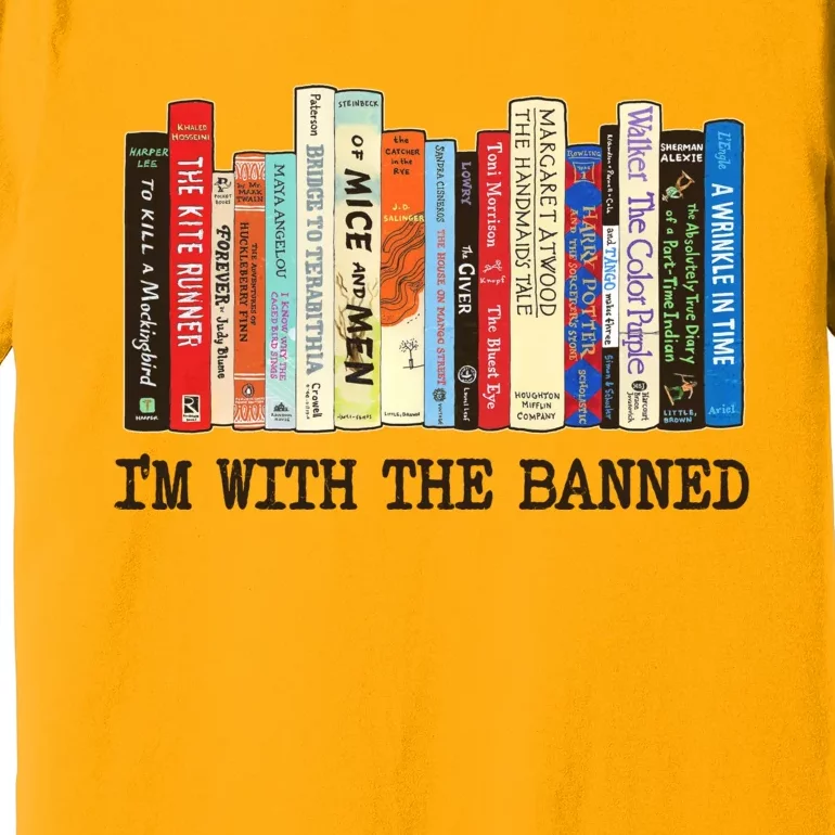 I'm With The Banned Read Banned Books Premium T-Shirt