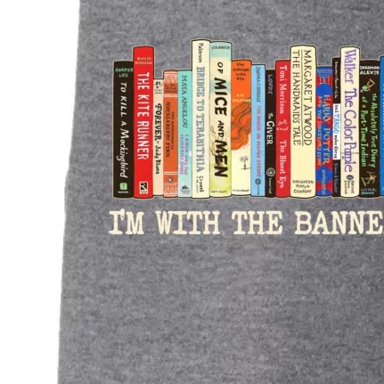 I'm With The Banned Read Banned Books Doggie 3-End Fleece Hoodie