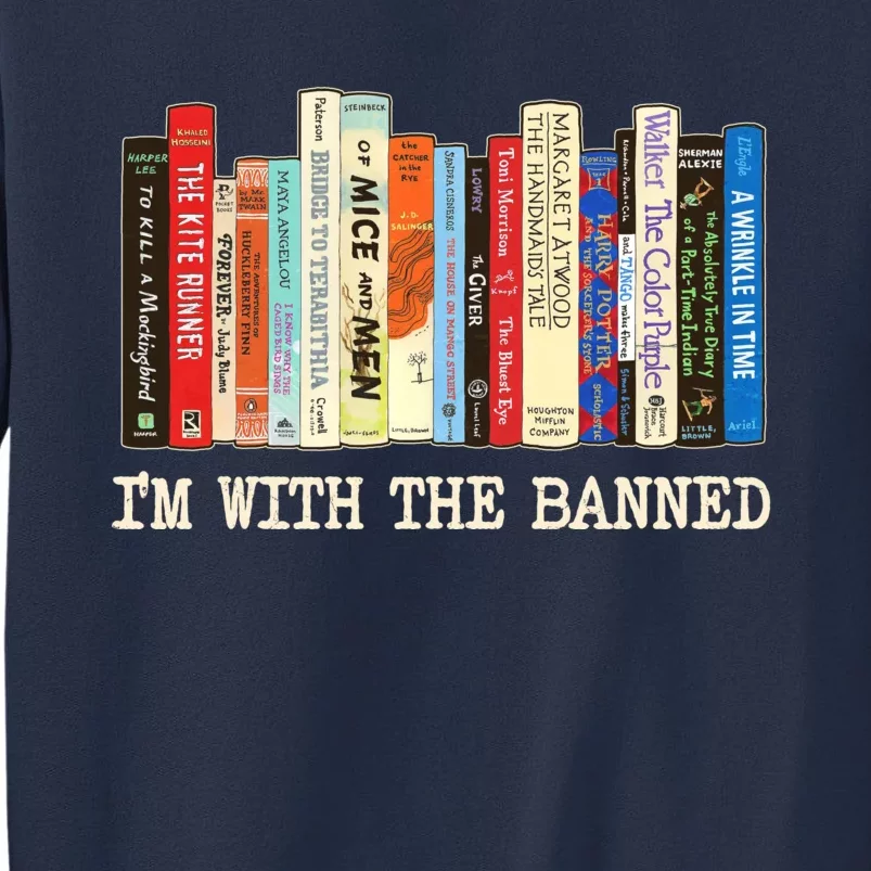 I'm With The Banned Read Banned Books Sweatshirt