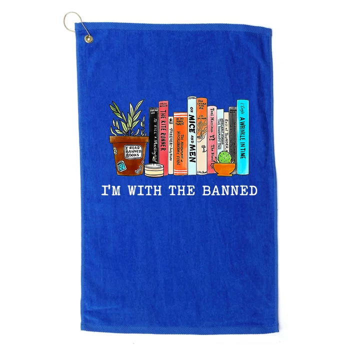 Im With The Banned Books I Read Banned Books Lovers Platinum Collection Golf Towel