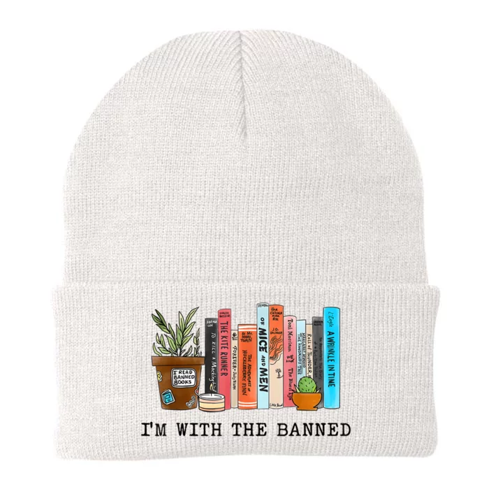 I'm With The Banned Books I Read Banned Books Lovers Knit Cap Winter Beanie