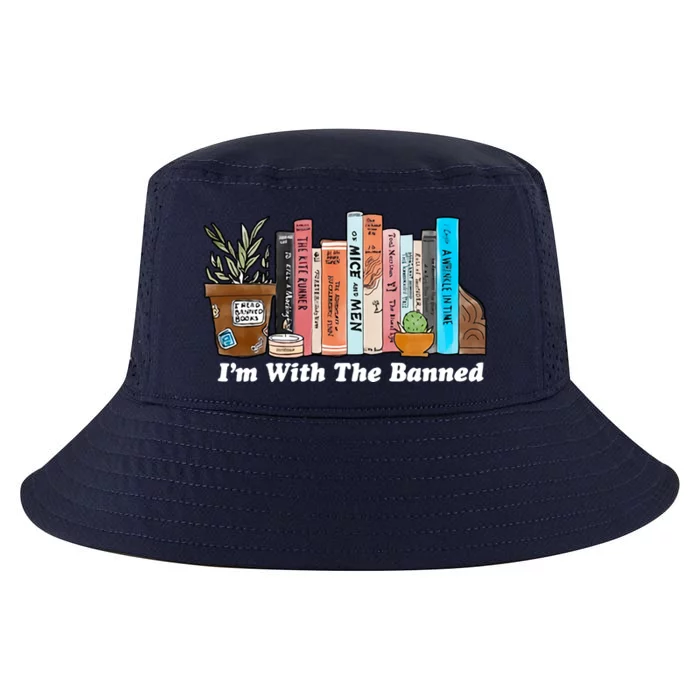 I'm With The Banned Book Funny Bookworm Gift Idea Trending Cool Comfort Performance Bucket Hat