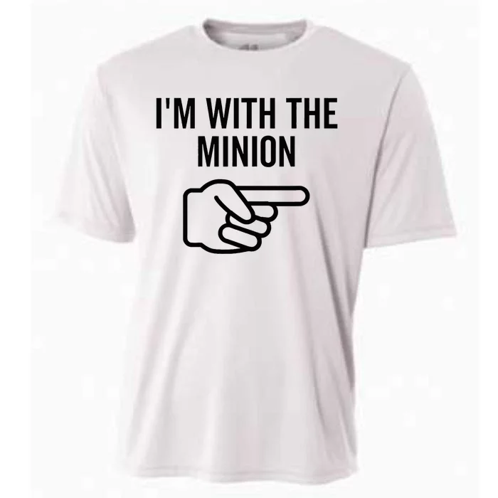 IM With The Minion Funny Couples Matching Halloween Costume Cooling Performance Crew T-Shirt