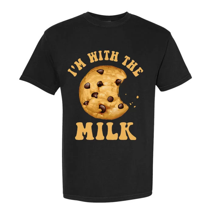 IM With The Milk And Cookie Couples Matching Costumes Garment-Dyed Heavyweight T-Shirt