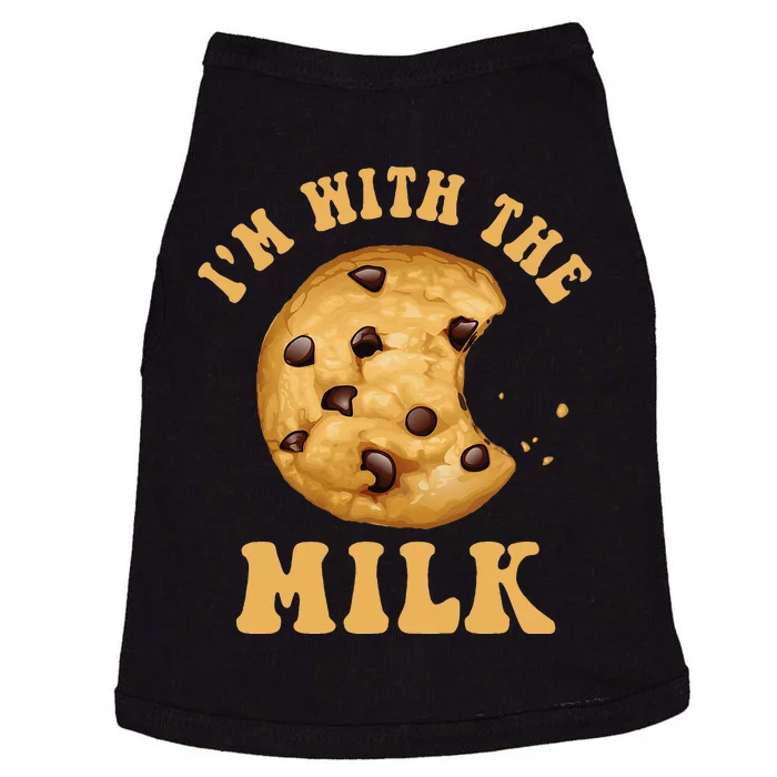 IM With The Milk And Cookie Couples Matching Costumes Doggie Tank