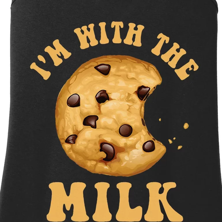 IM With The Milk And Cookie Couples Matching Costumes Ladies Essential Tank