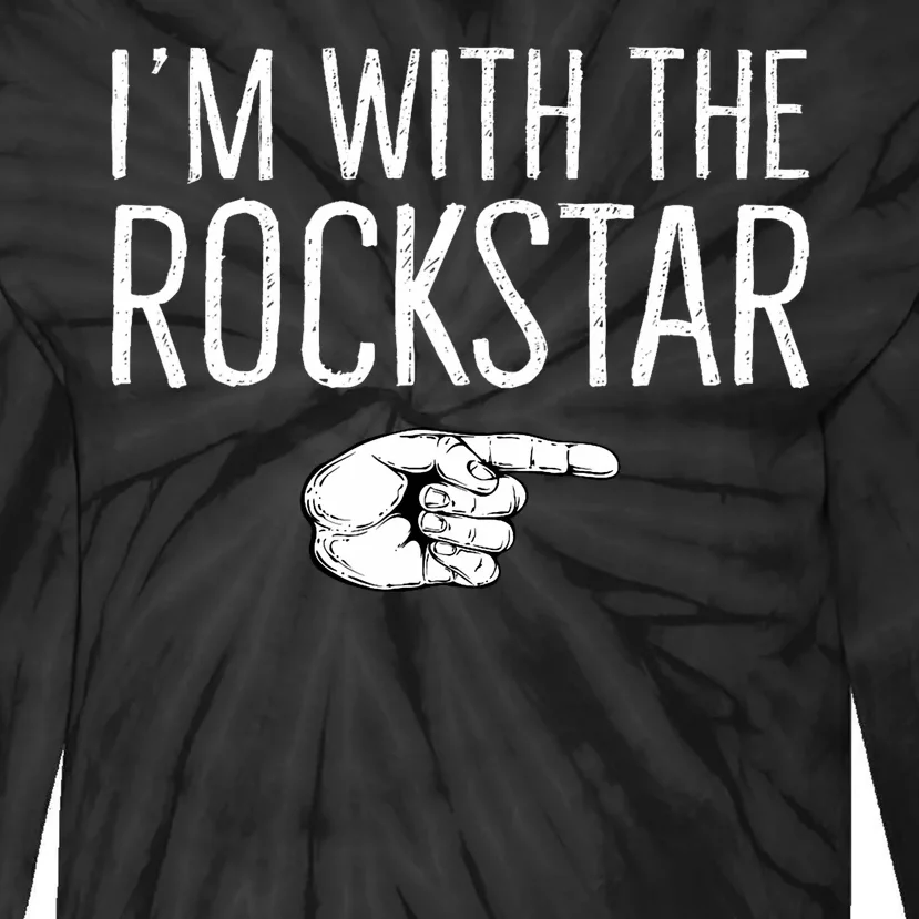 IM With The Rockstar Matching Costume Lazy Halloween Party Tie-Dye Long Sleeve Shirt