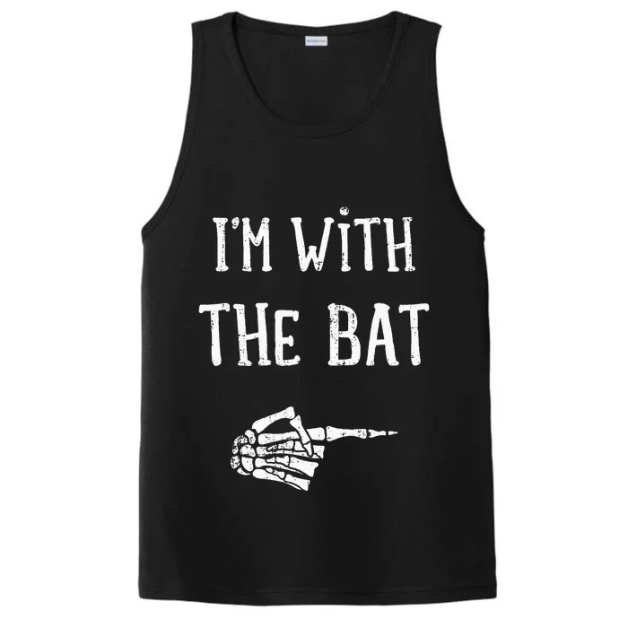 IM With The Bat Funny Matching Couple Costume Halloween Performance Tank