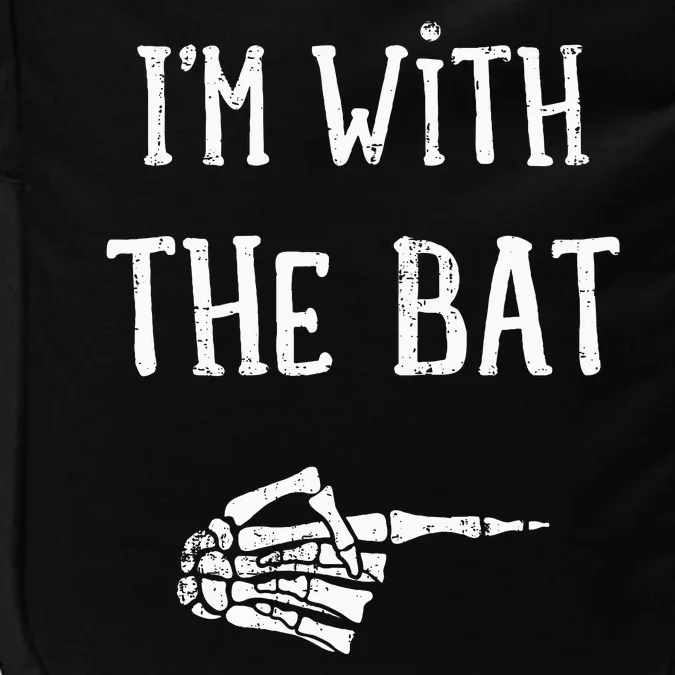 IM With The Bat Funny Matching Couple Costume Halloween Impact Tech Backpack