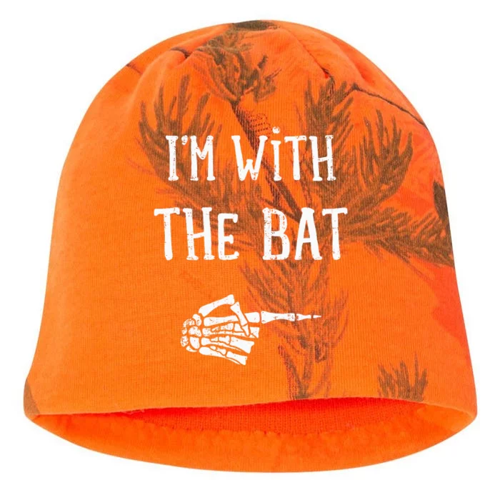 IM With The Bat Funny Matching Couple Costume Halloween Kati - Camo Knit Beanie