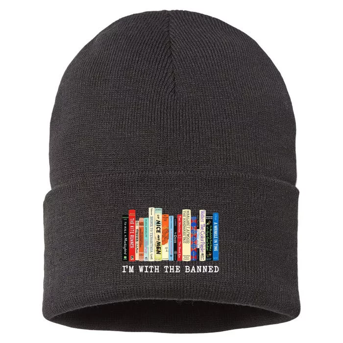 Im With The Banned Banned Books Reading Books Sustainable Knit Beanie