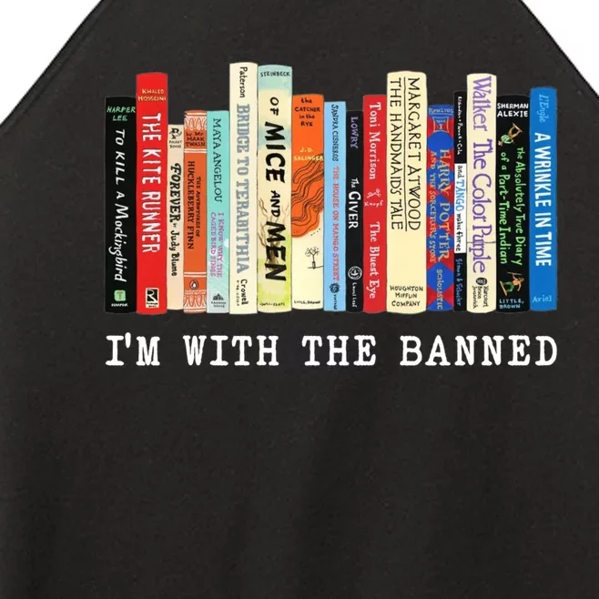 Im With The Banned Banned Books Reading Books Women’s Perfect Tri Rocker Tank