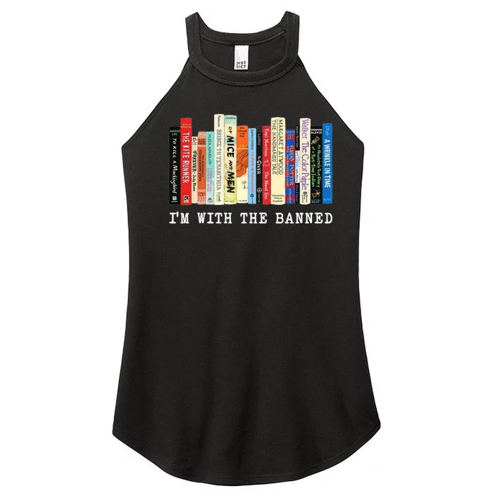 Im With The Banned Banned Books Reading Books Women’s Perfect Tri Rocker Tank