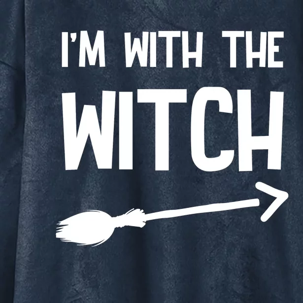 I'm With The Witch Hooded Wearable Blanket