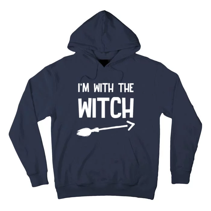 I'm With The Witch Tall Hoodie