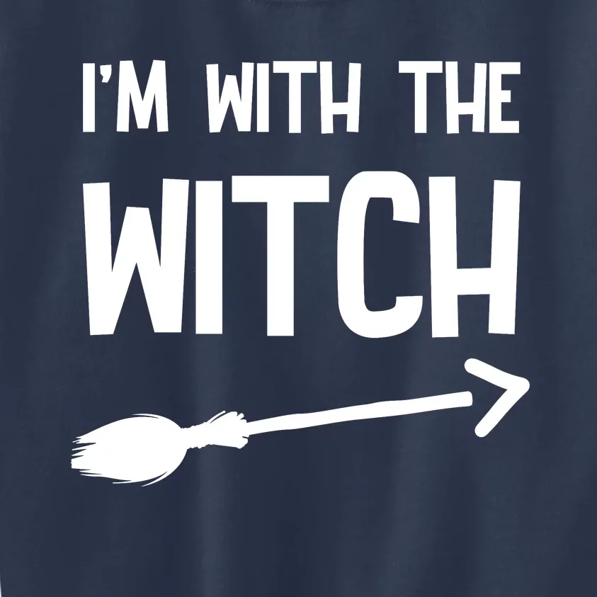 I'm With The Witch Kids Sweatshirt