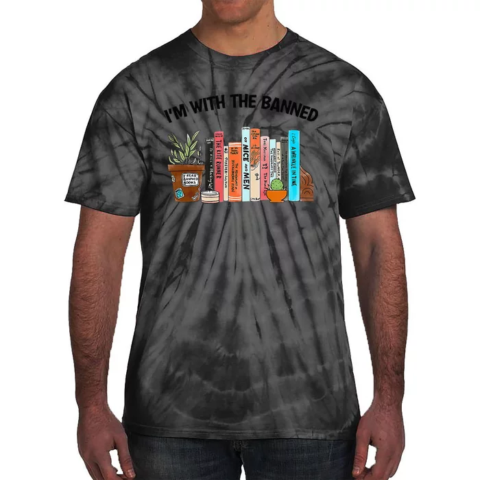 I'm With The Banned Book Readers I Read Banned Tie-Dye T-Shirt