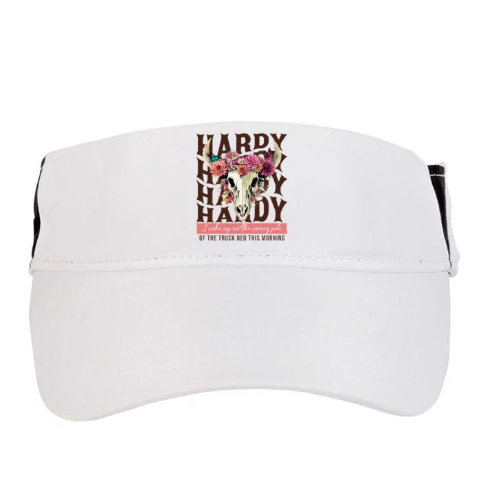 I Woke Up On The Wrong Side Of The Truck Bed Funny Adult Drive Performance Visor