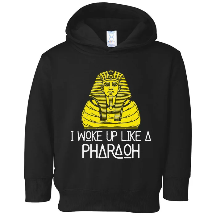 I Woke Up Like A Pharaoh Awesome Egyptian Sarcophagus Lovers Toddler Hoodie