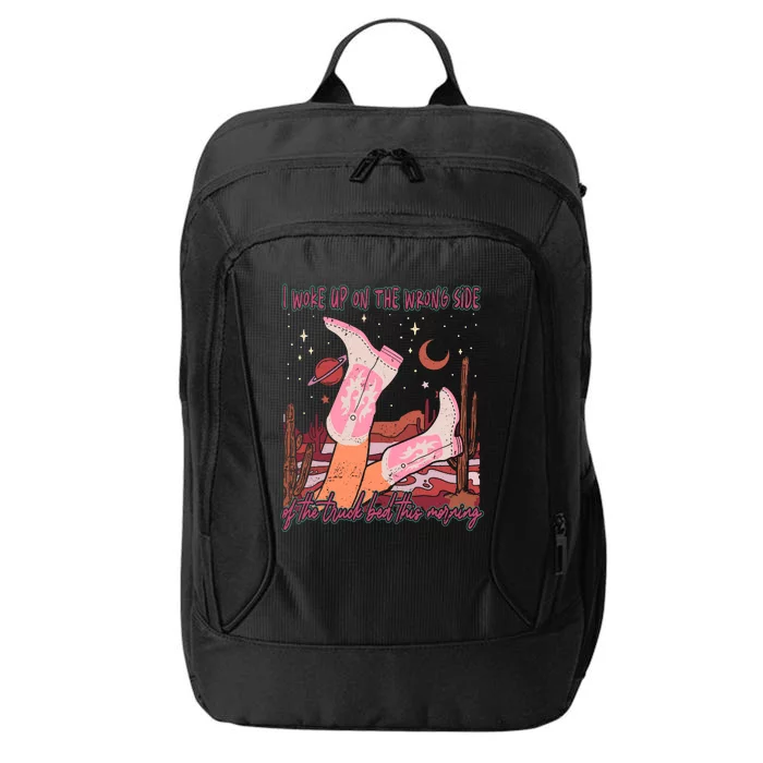 I Woke Up On The Wrong Side Of The Truck Bed Funny City Backpack