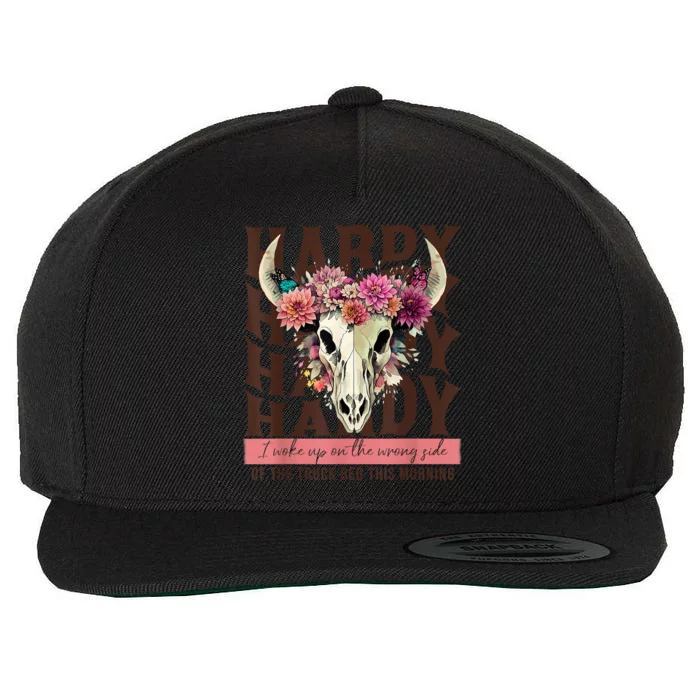 I Woke Up On The Wrong Side Of The Truck Bed Wool Snapback Cap