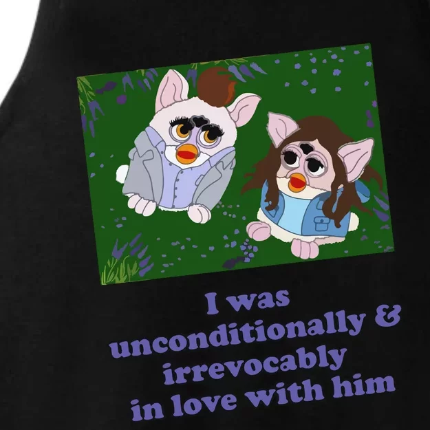 I Was Unconditionally And Irrevocably In Love With Him Ladies Tri-Blend Wicking Tank