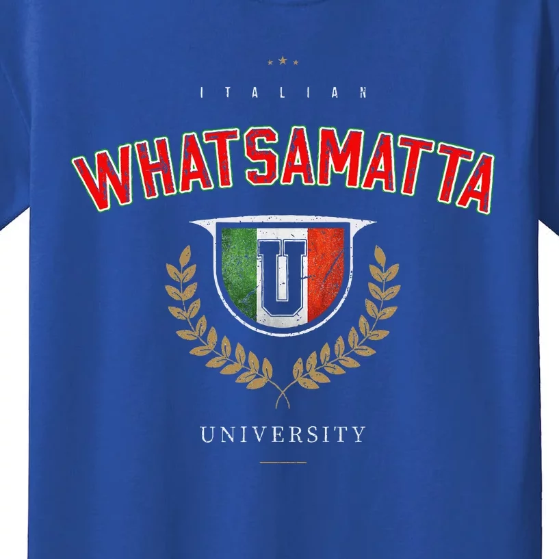 Italian Whatsamatta U University Italy Kids T-Shirt