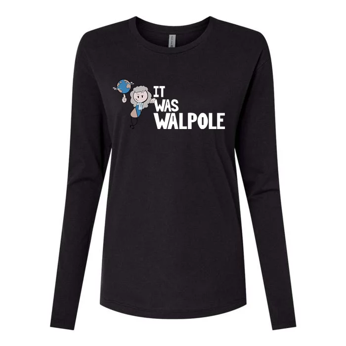 It Was Walpole Womens Cotton Relaxed Long Sleeve T-Shirt