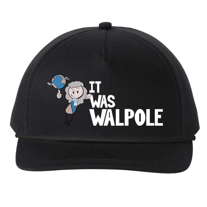 It Was Walpole Snapback Five-Panel Rope Hat