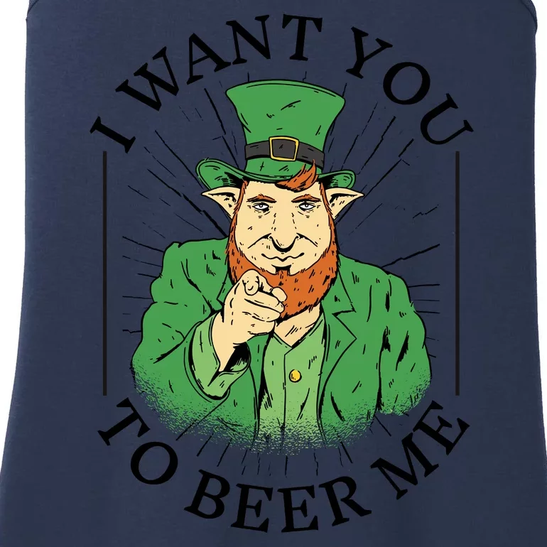 I Want You To Beer Me St Patrick's Day Ladies Essential Tank