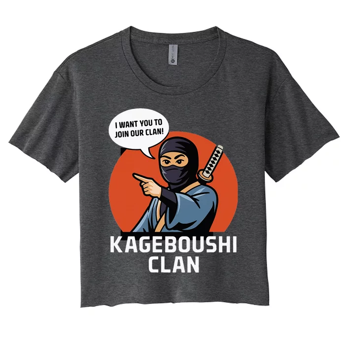 I Want You To Join Our Clan Women's Crop Top Tee