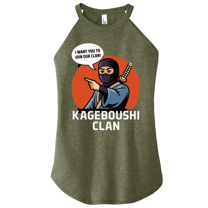 I Want You To Join Our Clan Women’s Perfect Tri Rocker Tank