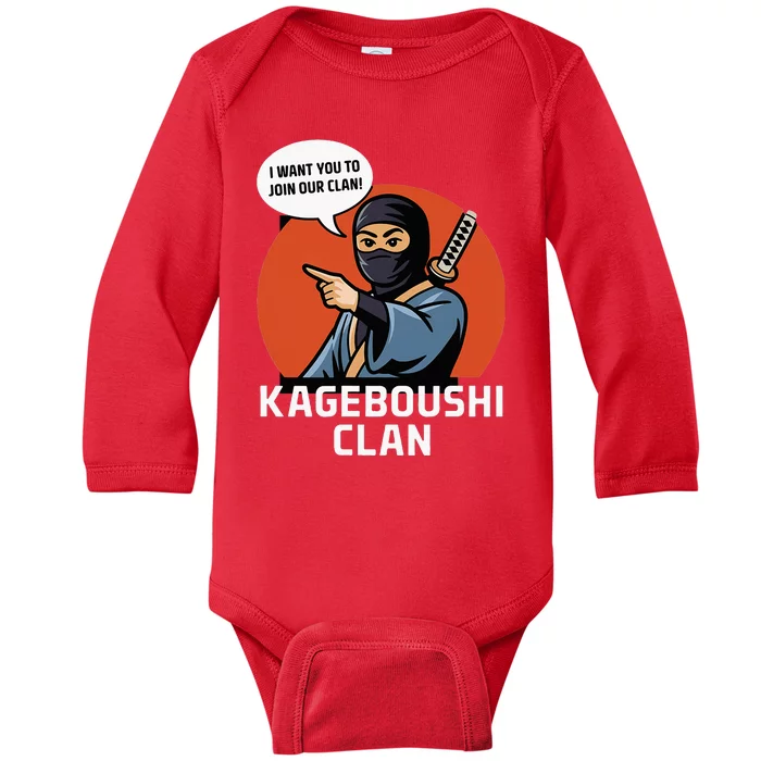 I Want You To Join Our Clan Baby Long Sleeve Bodysuit