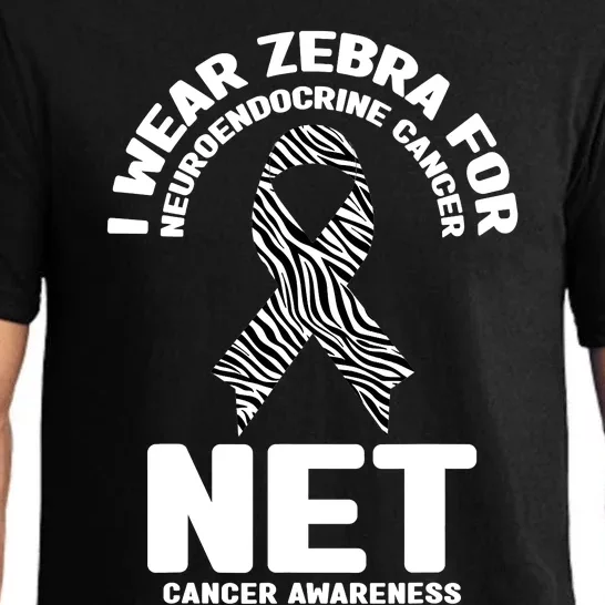 I Wear Zebra for Neuroendocrine Cancer Awareness NET Cancer Pajama Set