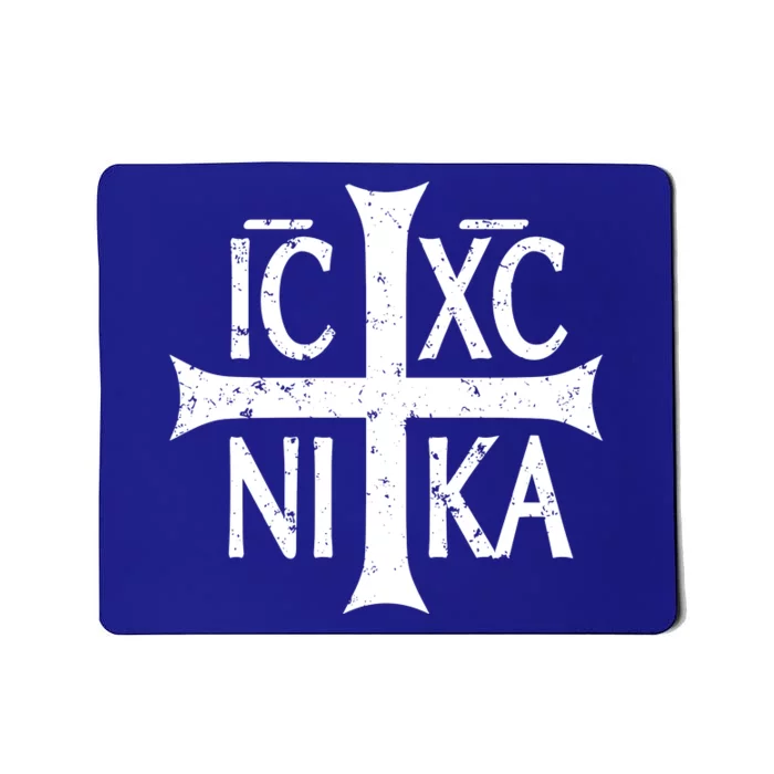 Ic Xc Nika Cross Christogram Orthodox Christian Mousepad