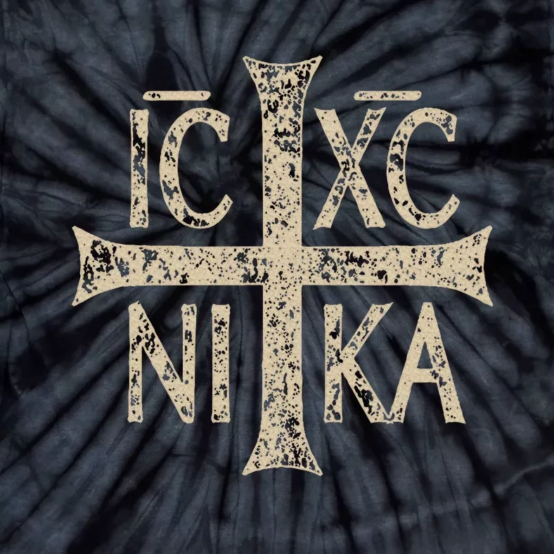 Ic Xc Nika Cross Christogram Orthodox Christian Tie-Dye T-Shirt