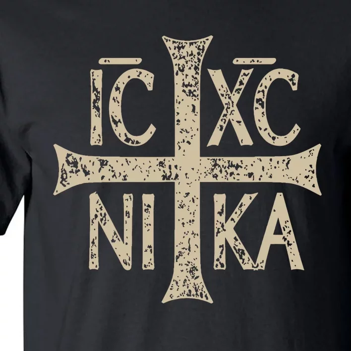 Ic Xc Nika Cross Christogram Orthodox Christian Tall T-Shirt