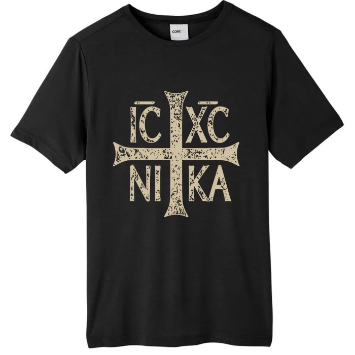 Ic Xc Nika Cross Christogram Orthodox Christian ChromaSoft Performance T-Shirt