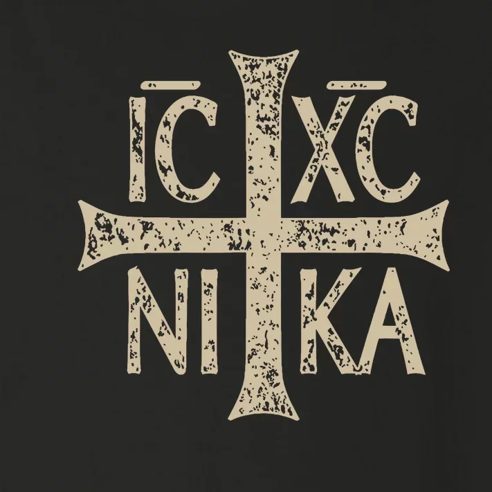 Ic Xc Nika Cross Christogram Orthodox Christian Toddler Long Sleeve Shirt