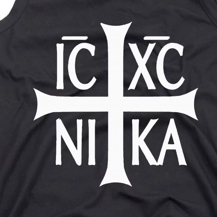 Ic Xc Nika Cross Eastern Christian Greek Tank Top