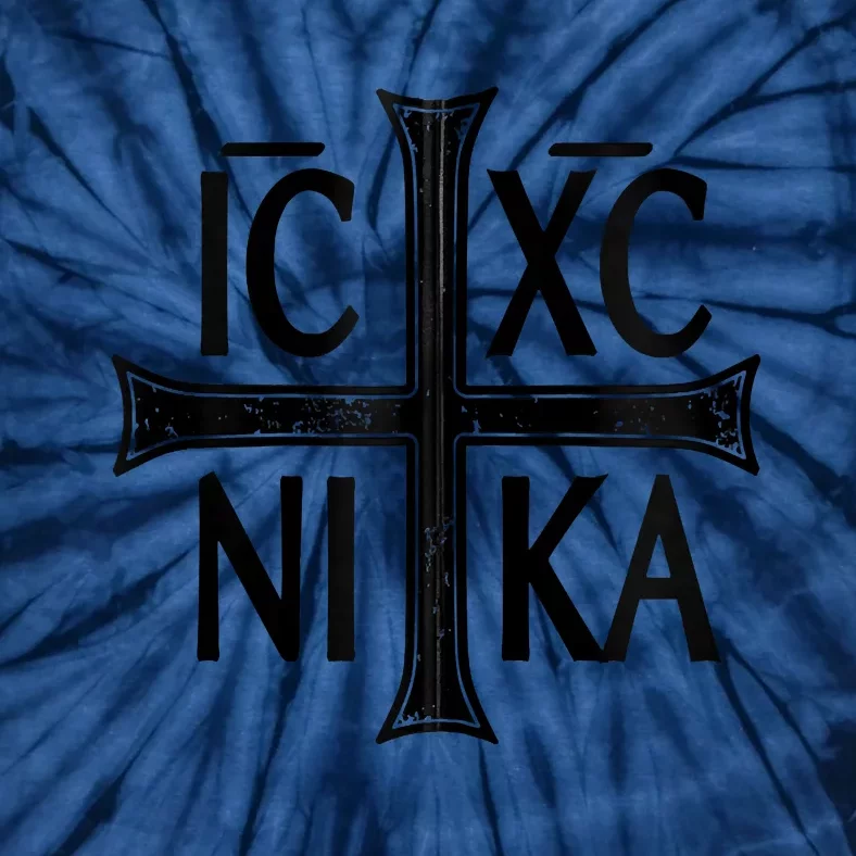 IC XC NIKA Cross Orthodox Eastern Christianity Christogram Tie-Dye T-Shirt