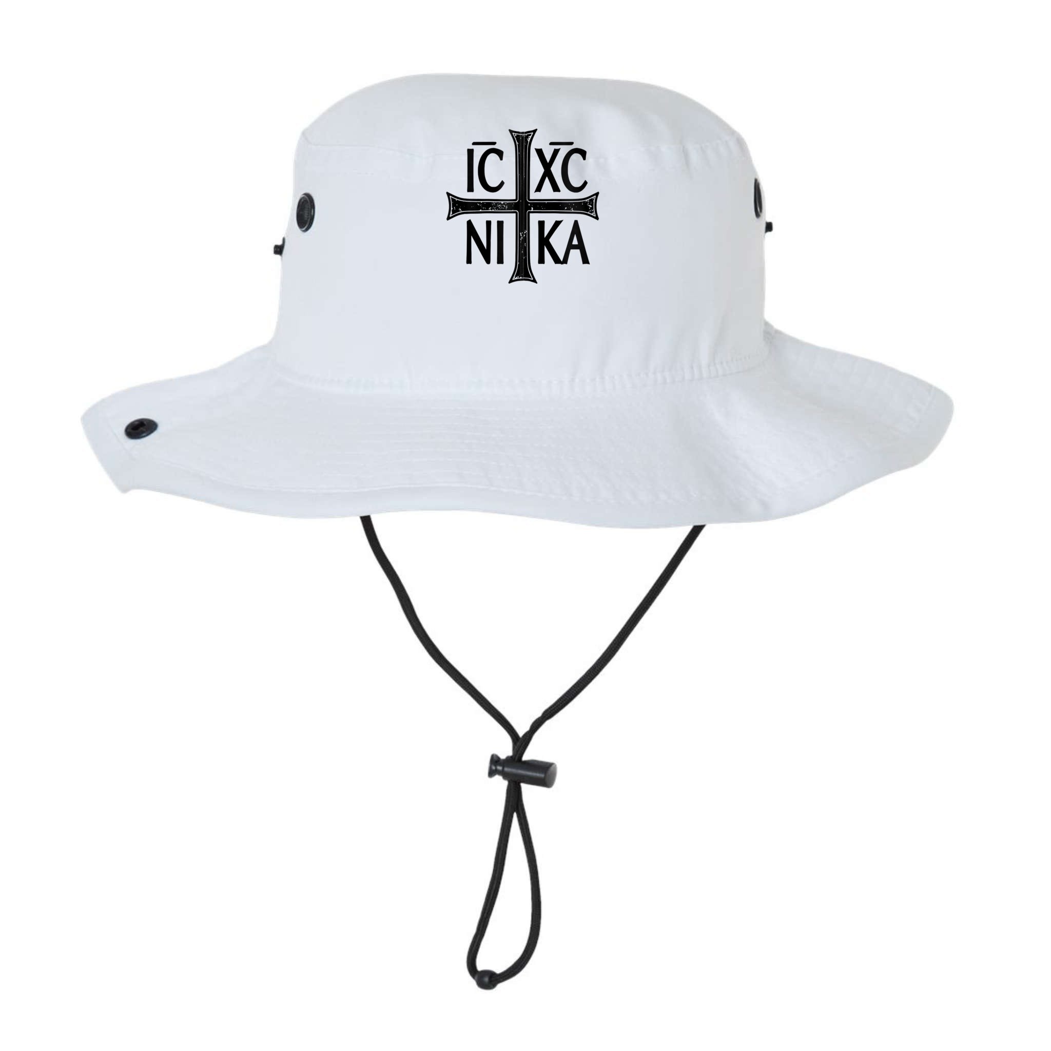 Christian Ic Xc Nika Eastern Orthodox Gifts Bucket Hat for Men Bucket Hats  - Summer Bucket Hats - Cute Bucket Hats Black