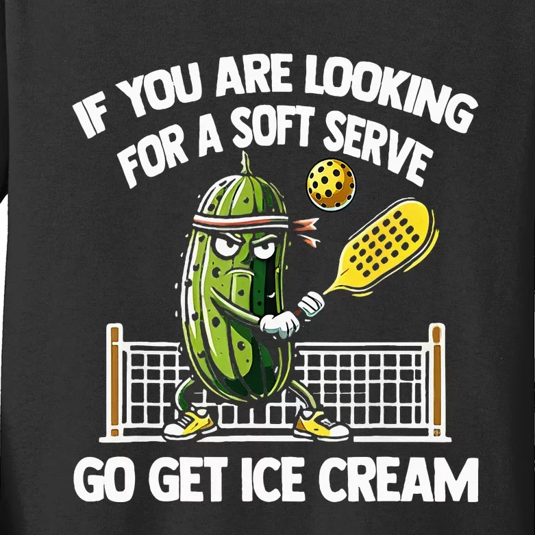 If You Are Looking For A Soft Serve Go Get Ice Cream Kids Long Sleeve Shirt