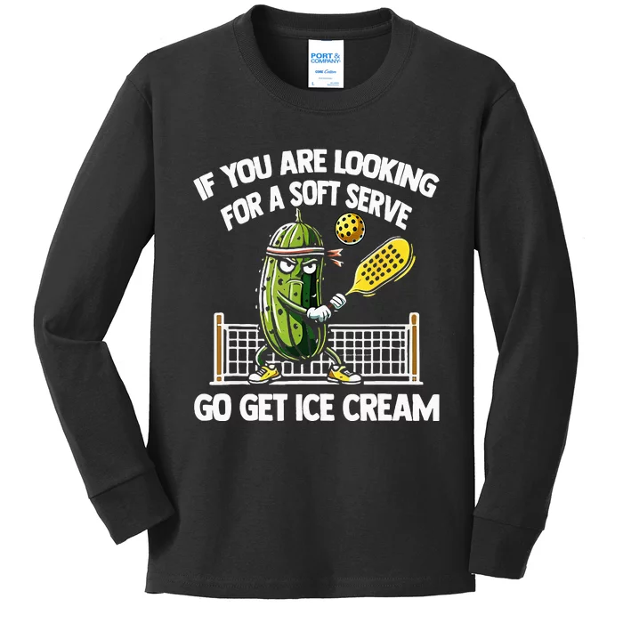 If You Are Looking For A Soft Serve Go Get Ice Cream Kids Long Sleeve Shirt