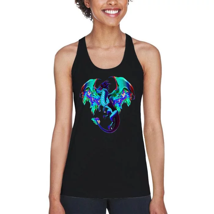 Imagine You Are A Fire Breathing Dragon With Wings Women's Racerback Tank